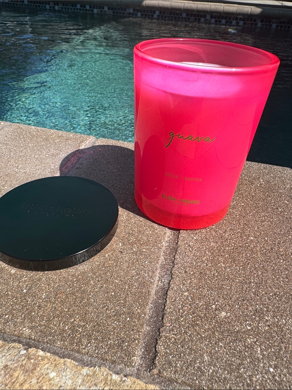 Bloom & Prosper Guava Neon Pink Candle